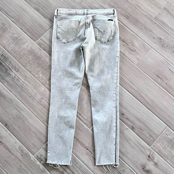 Hudson Krista Super Skinny Gray Ankle Jeans - Picture 4 of 12